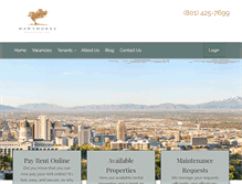Tablet Screenshot of hawthornecre.com